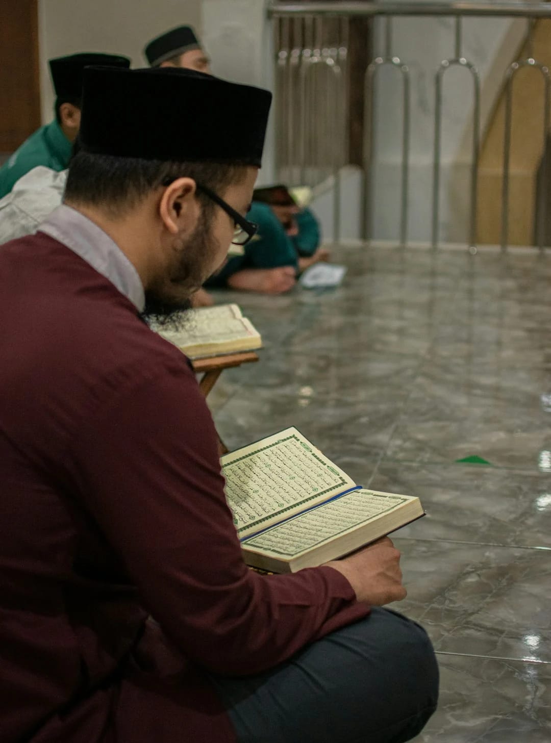 Student learning Quran